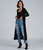 Keeping Knit Cozy Basic Duster