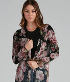 Sweet Intentions Floral Printed Duster