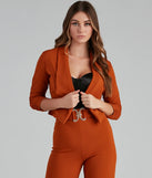 House Of Glam Ruched Blazer