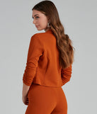 House Of Glam Ruched Blazer