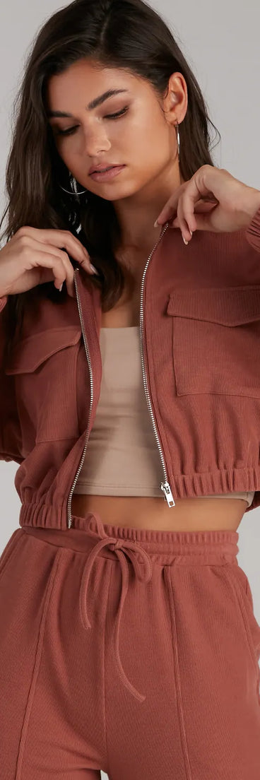 Chill Moment Zip-Up Hoodie