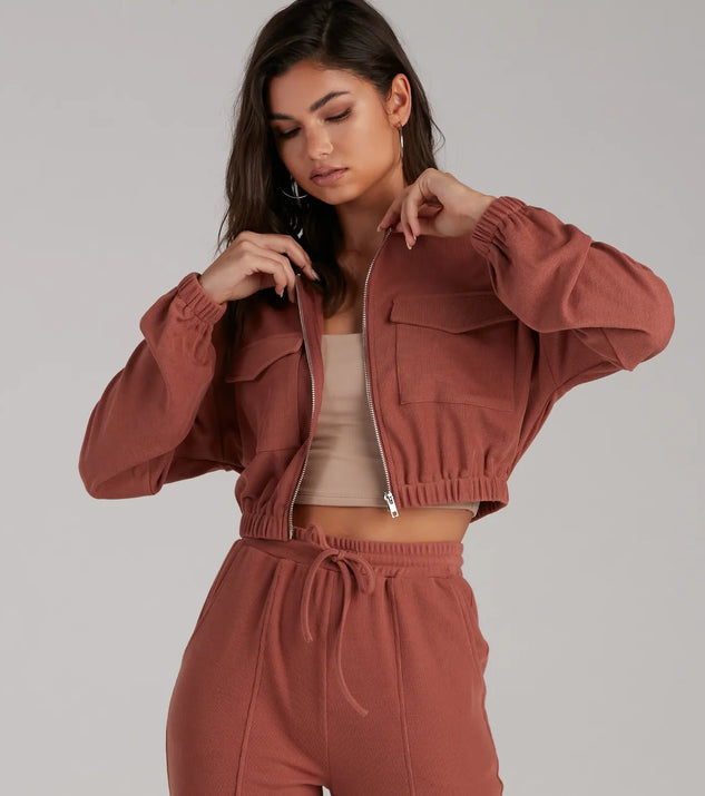 Chill Moment Zip-Up Hoodie