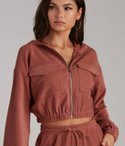 Chill Moment Zip-Up Hoodie