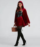 Lil Red Velvet Halloween Cape