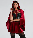 Lil Red Velvet Halloween Cape