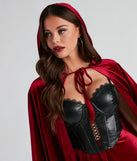 Lil Red Velvet Halloween Cape