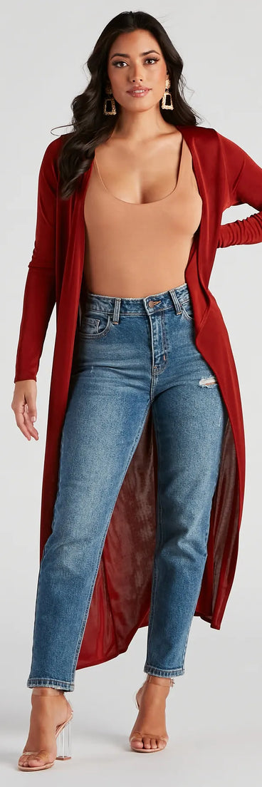 Cozy Fall Vibes Knit Duster