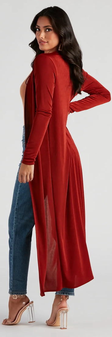 Cozy Fall Vibes Knit Duster