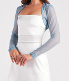 Glamorous Shine Glitter Mesh Bolero