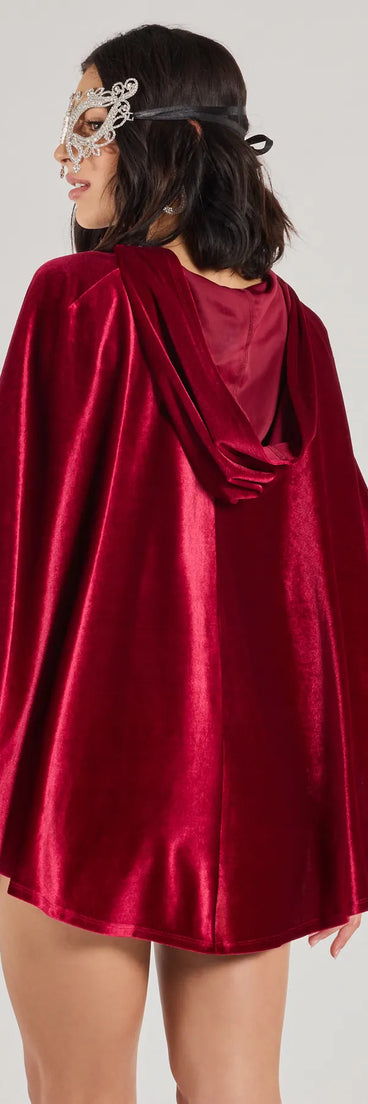 Lil' Red Velvet Halloween Cape