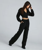 Looking Sweet Corset Crop Hoodie