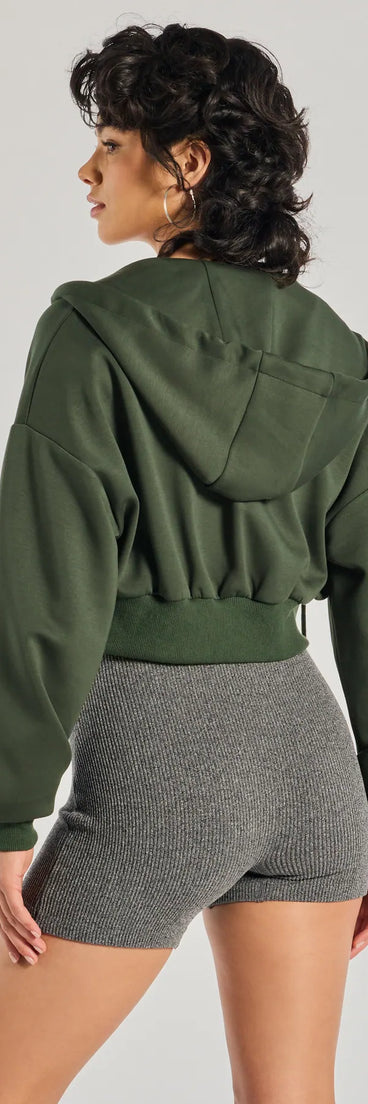 Elevate your fall looks with the Stay Cozy Ribbed Knit Pullover Hoodie, a green hoodie made for laid-back layering.