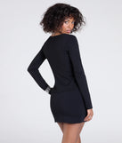 Polished Icon Square Neck Ponte Blazer