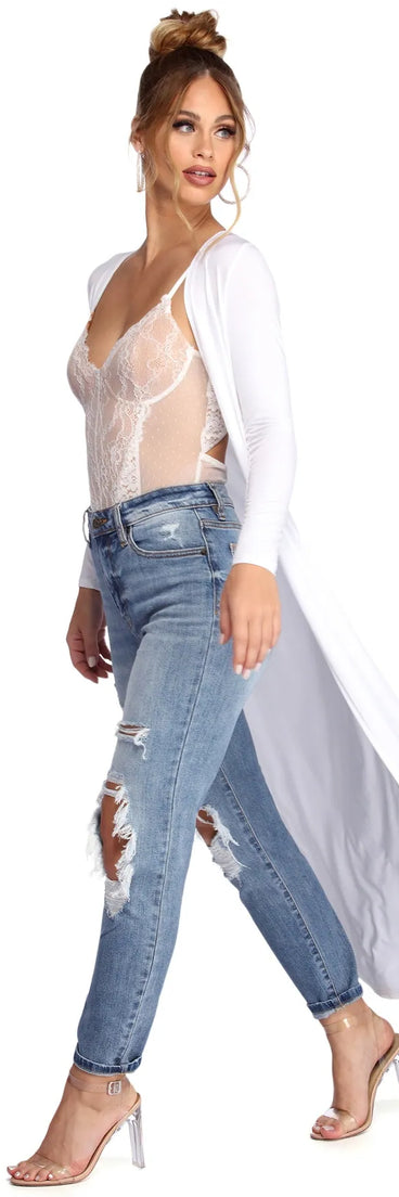 Fresh Is More Knit Duster