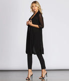Sheerly Stylish Trench Duster