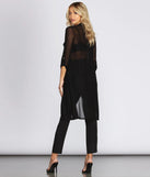 Sheerly Stylish Trench Duster