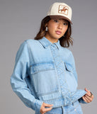 Cool Girl Oversized Denim Jacket