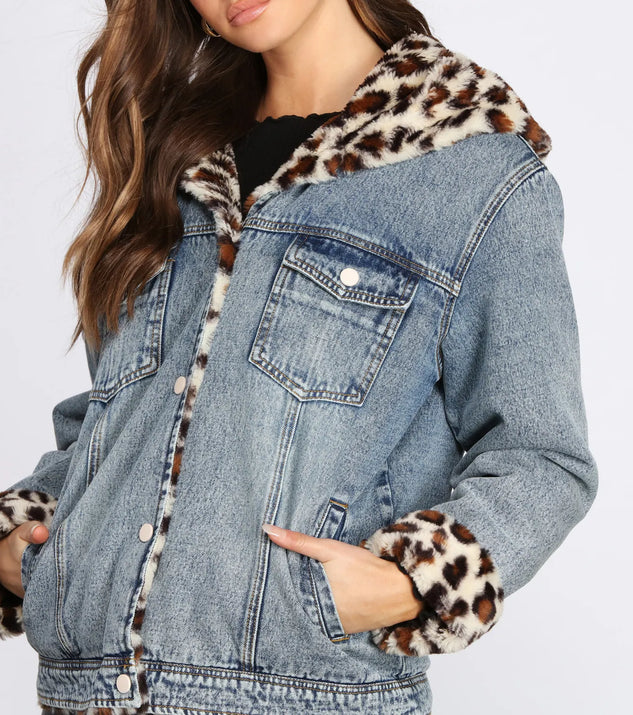 Spot Me Makin' Moves Denim Jacket Windsor - Main Image