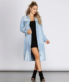 Denim For Days Long Jacket