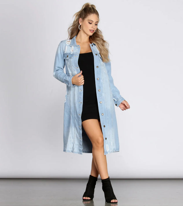 Denim For Days Long Jacket