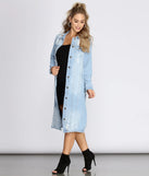Denim For Days Long Jacket