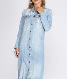 Denim For Days Long Jacket