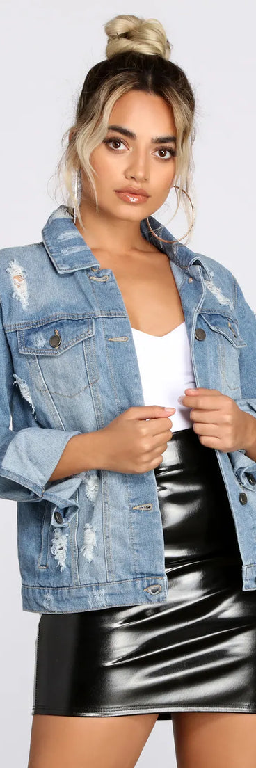 Keepin' It Casual Denim Jacket