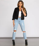 On That Basic Vibe Denim Jacket