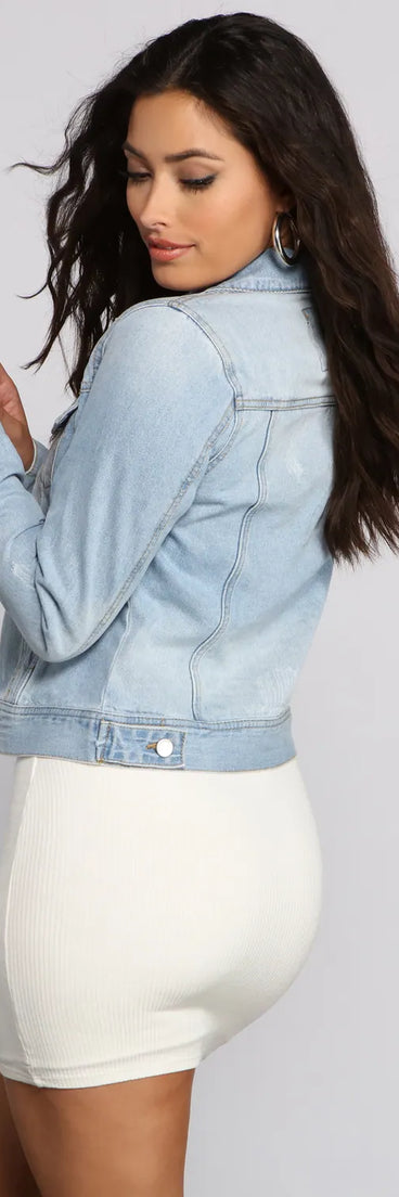 Classic Vibes Basic Denim Jacket