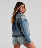 Stun on Em' Cropped Denim Jacket