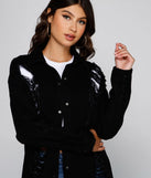 Distressed Deets Longline Denim Jacket