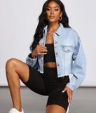 Diva Glam Destructed Denim Jacket