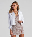 Spring Refresh Cropped Denim Jacket