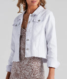 Spring Refresh Cropped Denim Jacket