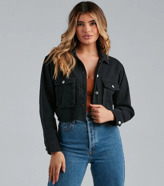 Keep It Chill Relaxed Denim Jacket
