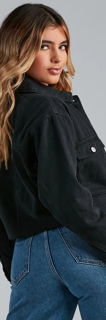 Keep It Chill Relaxed Denim Jacket