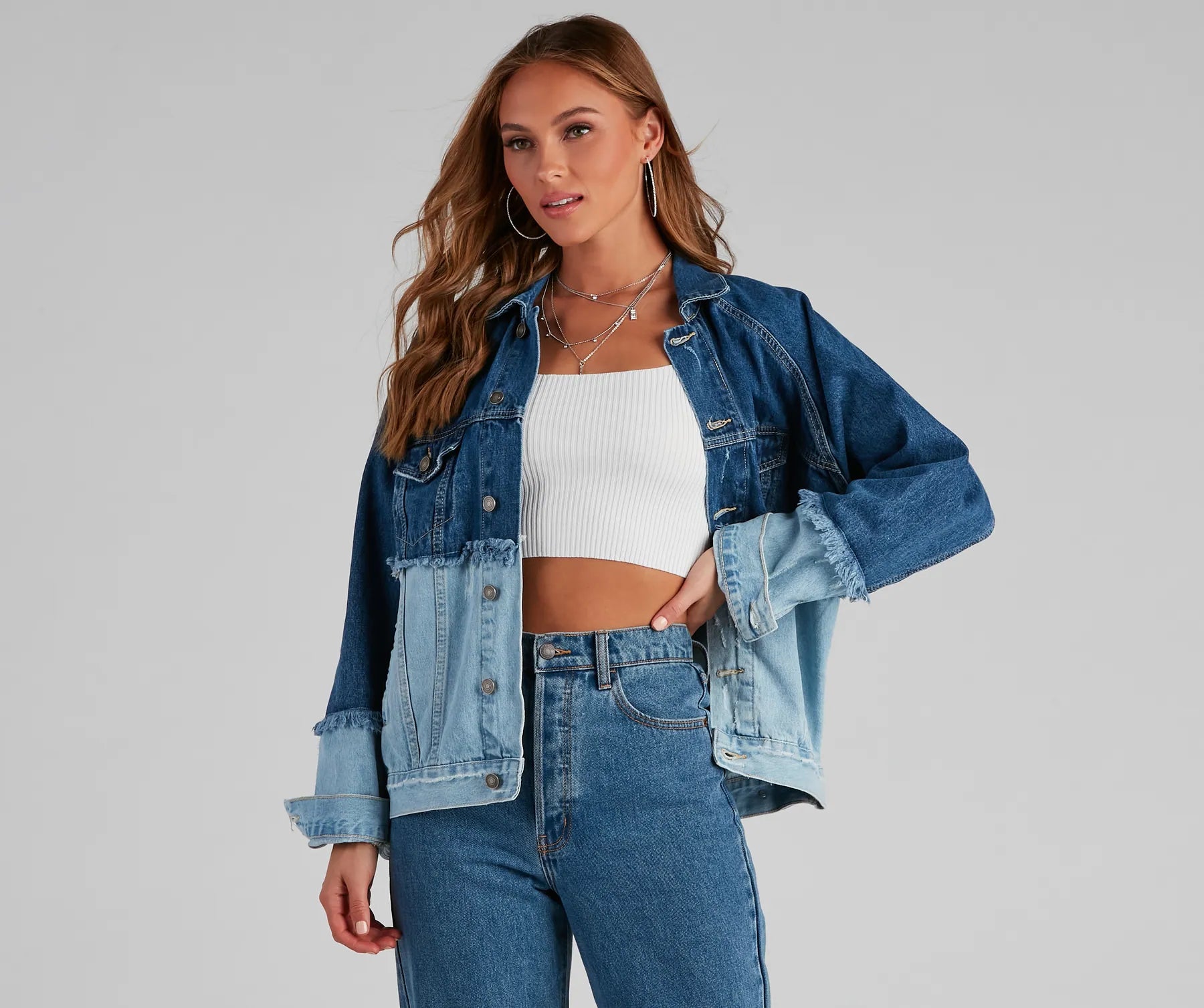 Effortless Trendsetter Denim Jacket | Windsor