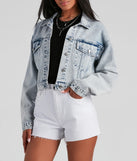 Pit Stop Acid Wash Denim Jacket