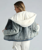 All The Feels Faux Fur Lined Denim Jacket