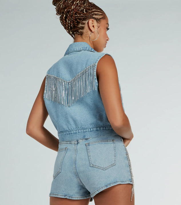 white christmas dresses Jessie Fringe Jacket – Brit West main image 0