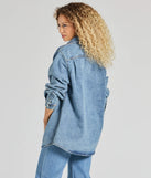 Casual Fave Button-Down Denim Shacket