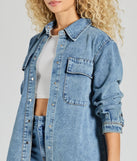 Casual Fave Button-Down Denim Shacket