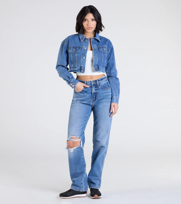 Nensi Dojaka gathered-waist Denim Jacket | Blue | FARFETCH