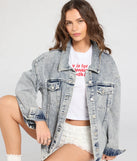 Easy Like Oversized Denim Jacket