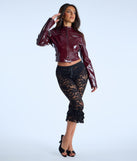 Edge Factor Moto Crop Jacket