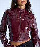 Edge Factor Moto Crop Jacket