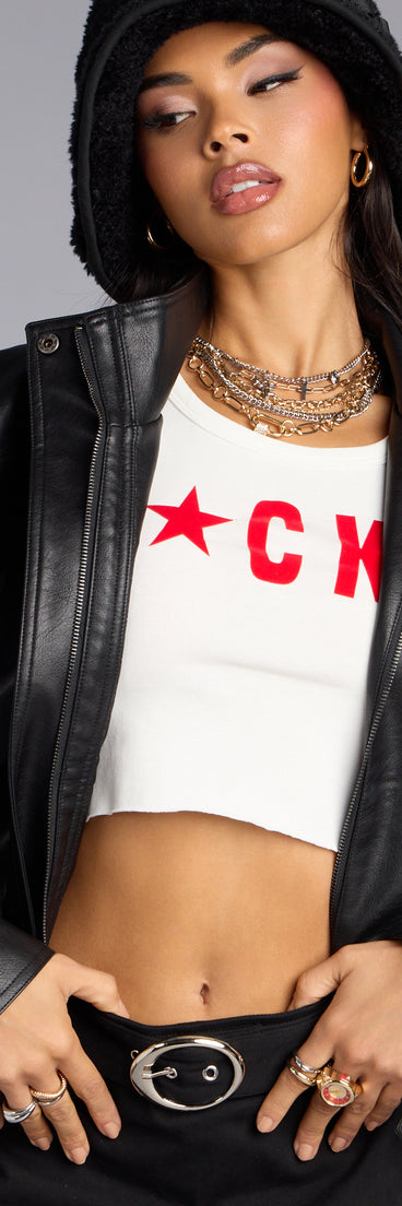 Urban Icon Cropped Bomber Jacket