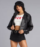 Urban Icon Cropped Bomber Jacket
