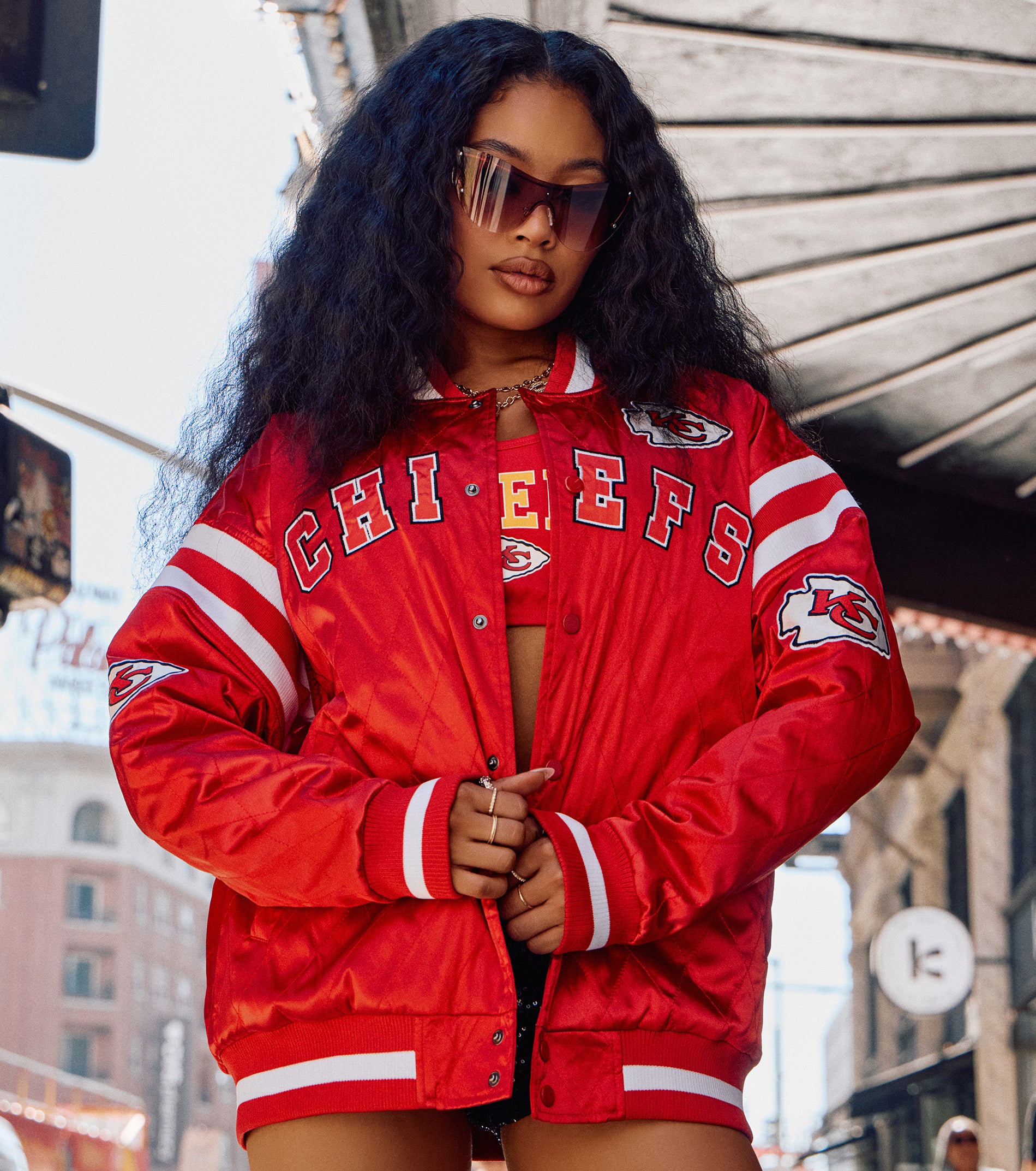 Ultra Game NFL Kansas City Chiefs Bomber Jacket | Windsor