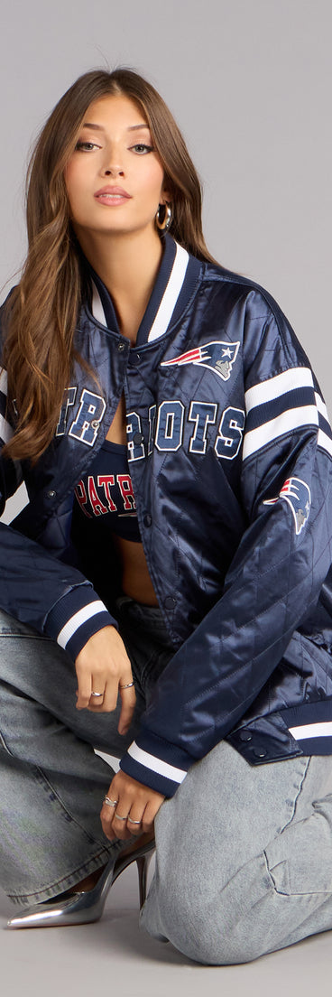 Ultra Game NFL New England Patriots Bomber Jacket